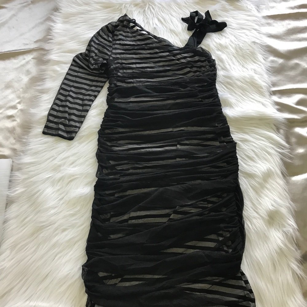 One Shoulder Dress - Picture 3 of 8